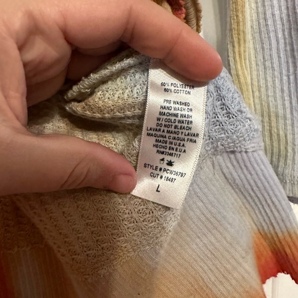 T Party waffle knit long sleeve tunic - Picture 4 of 5